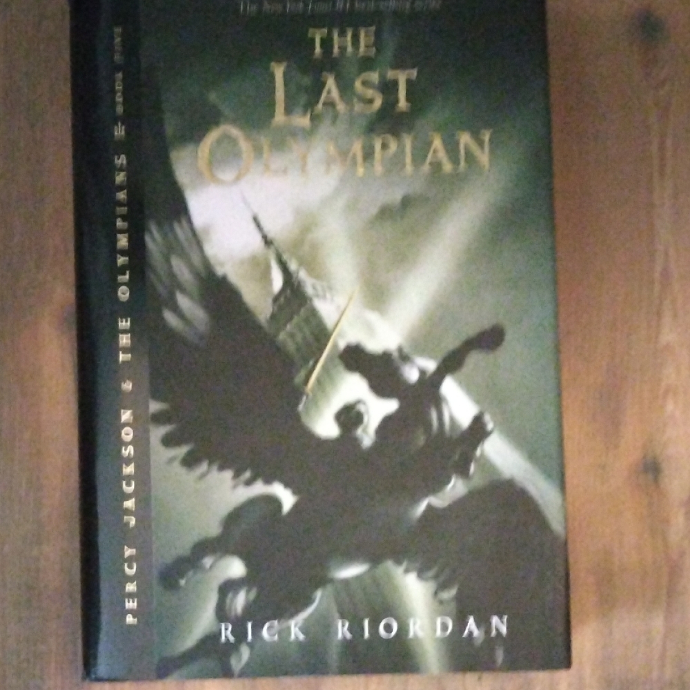 The Last Olympian Book by Rick Riordan